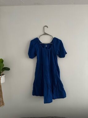 Blue Cotton Dress